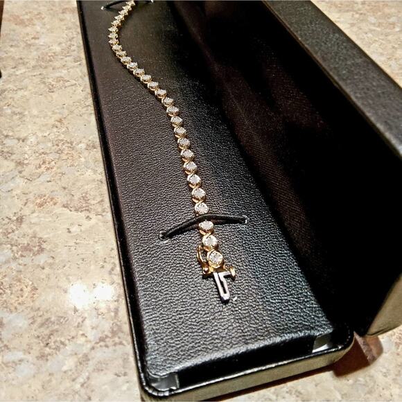 TENNIS BRACELETS 1 CARAT TW GENUINE DIAMOND CIRCLE LINK❗100% GUARANTEED❗️NEW - Picture 12 of 14